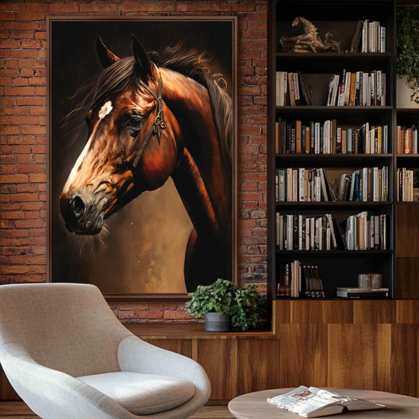 Quadro Cavalo Luxury Brown 