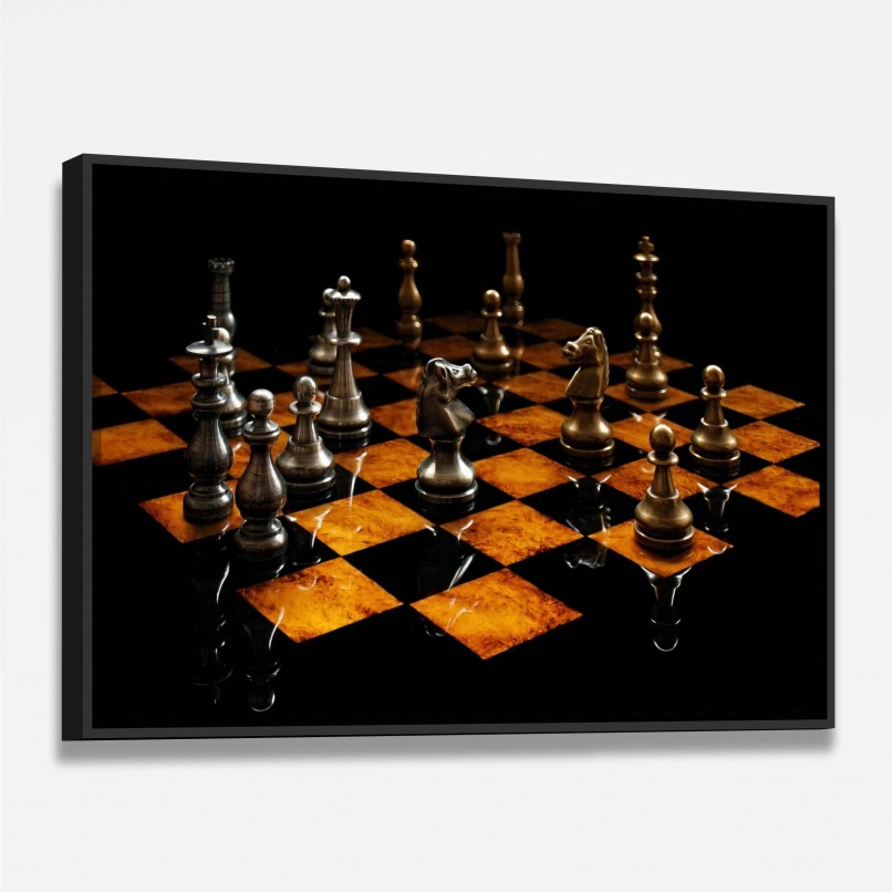 Tabuleiro de xadrez de mármore de luxo de primeira classe mármore b