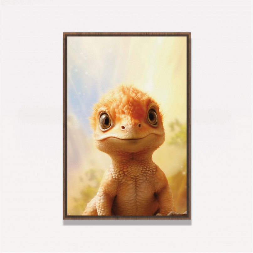 Quadro Bebê Dinossauro