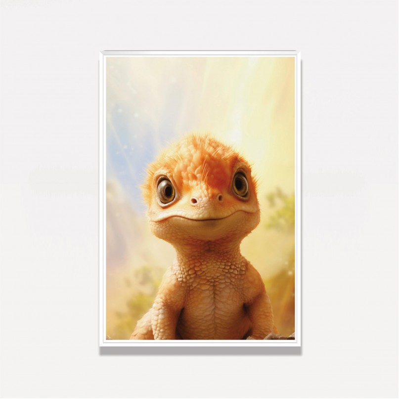 Quadro Bebê Dinossauro