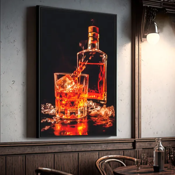 Quadro Decorativo Whisky Neat