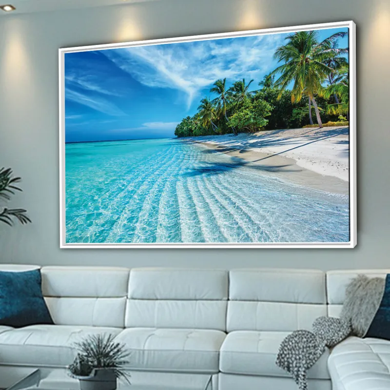 Quadro Paraiso Praia Maldivas