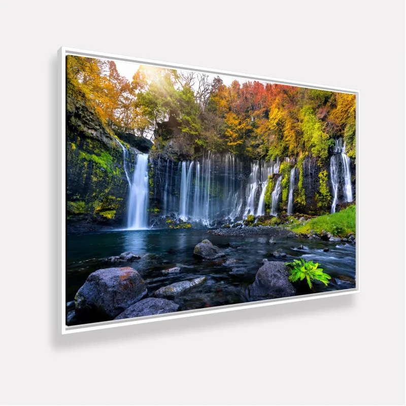 Quadro Decorativo Paisagem Cachoeira Natureza em Harmonia