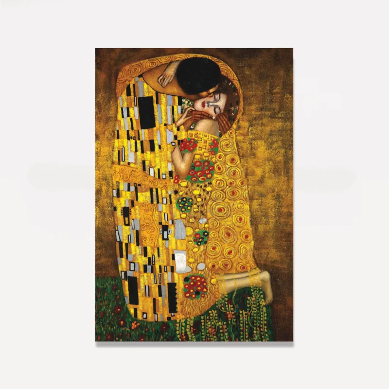 Quadro O Beijo - Gustav Klimt - Releitura