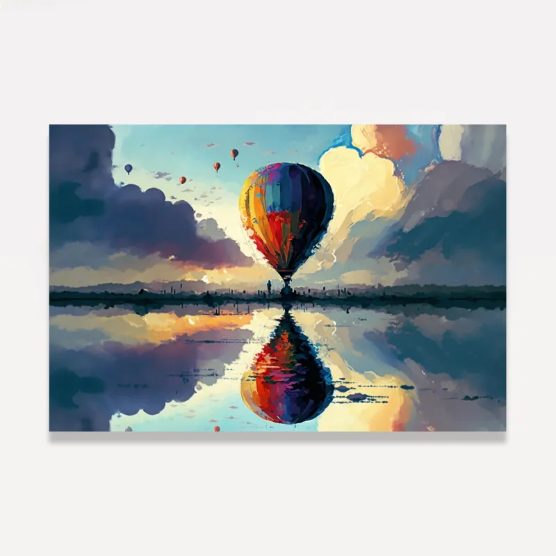 Quadro Balão Nas Nuvens