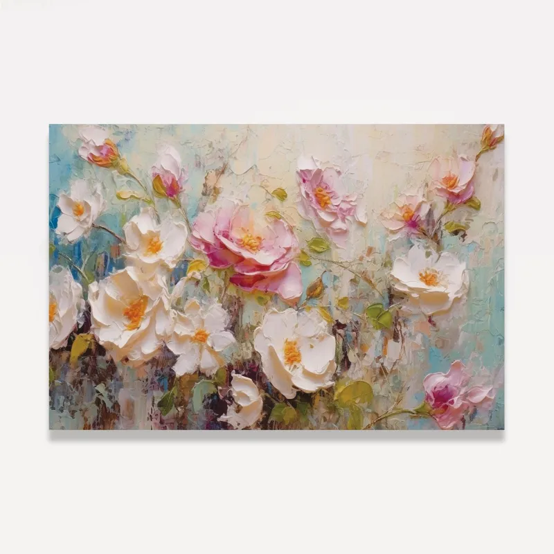 Quadro Floral Estilo Pintura