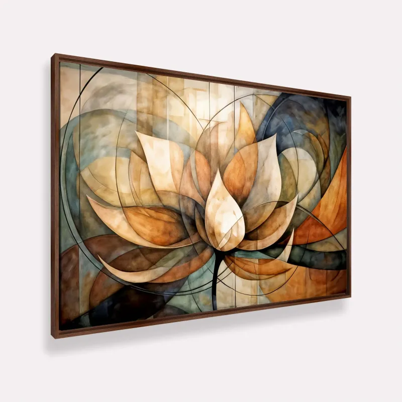 Quadro Harmonia Abstrata Florescer da Alma