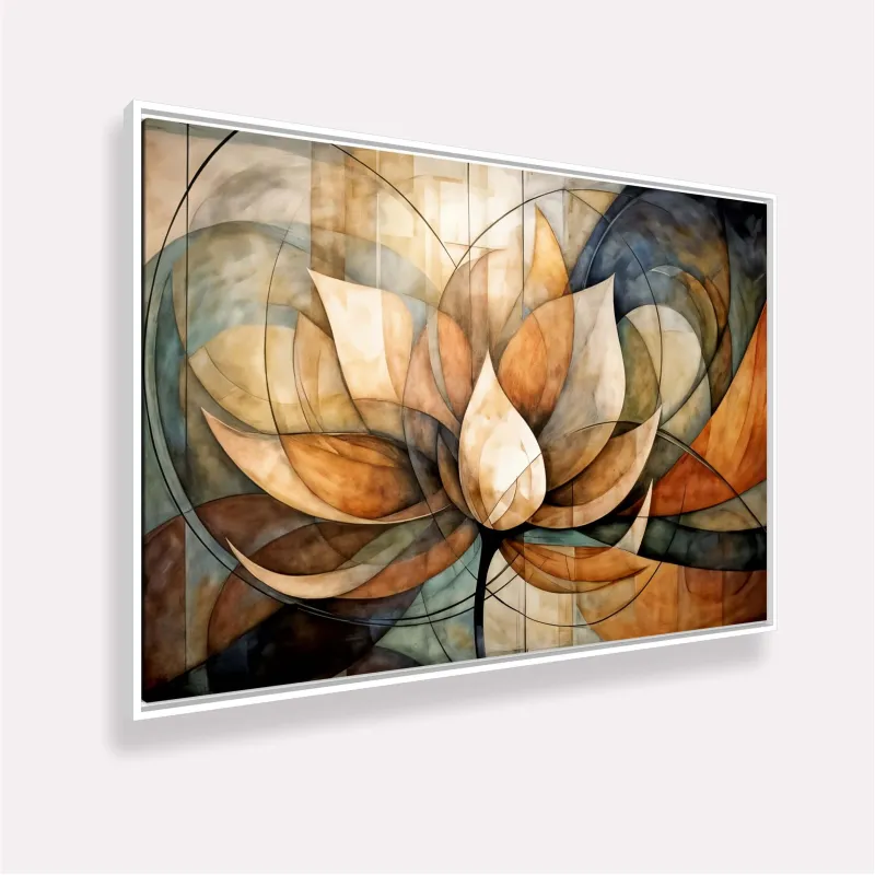 Quadro Harmonia Abstrata Florescer da Alma