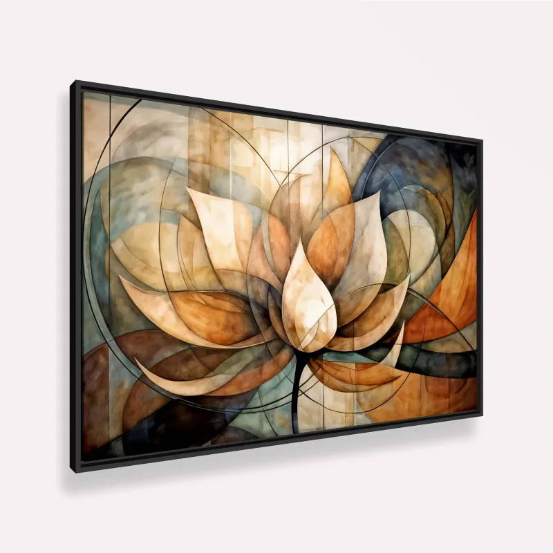 Quadro Harmonia Abstrata Florescer da Alma