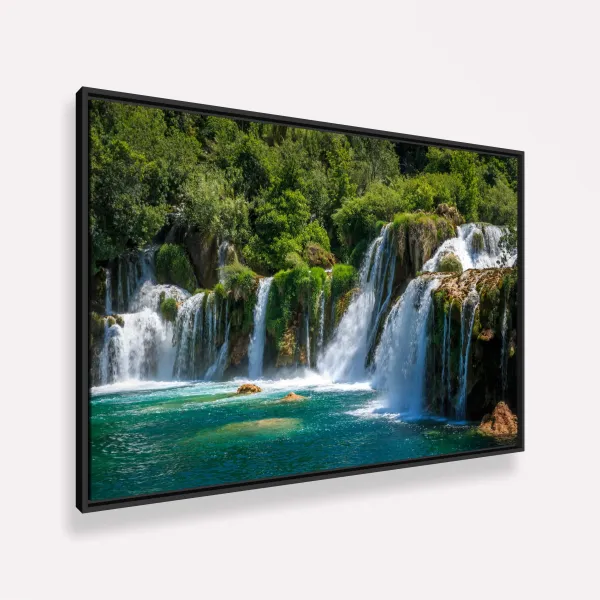 Quadro Paisagem Cachoeira Paraíso Encontro das Águas