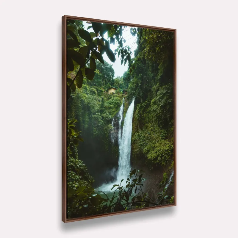 Quadro Paisagem Cachoeira da Natureza Verdejante 