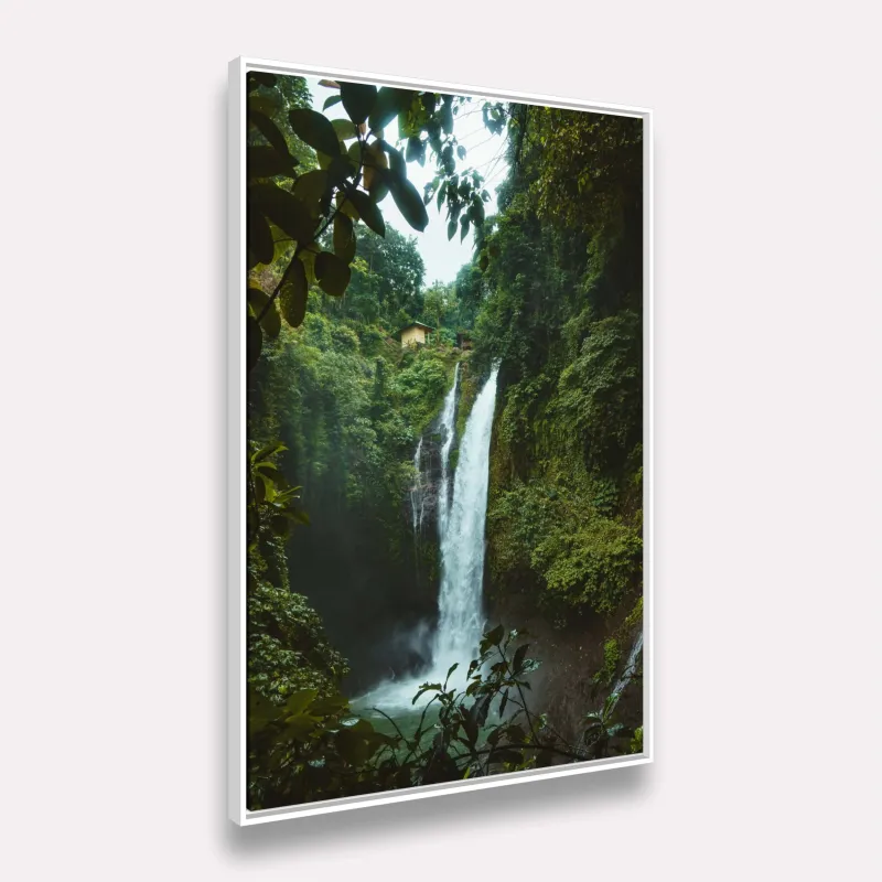 Quadro Paisagem Cachoeira da Natureza Verdejante 