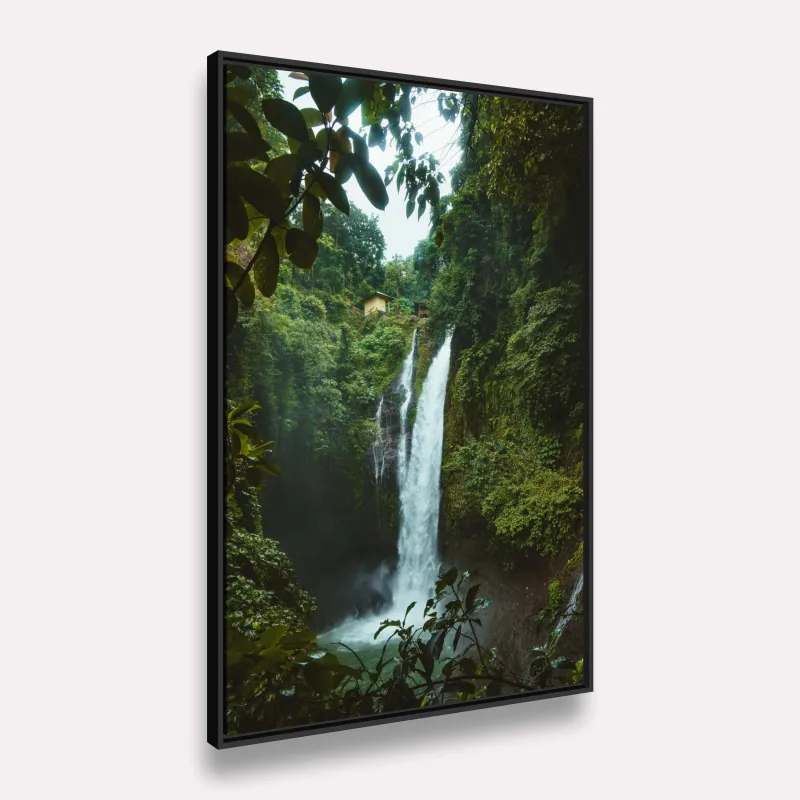 Quadro Paisagem Cachoeira da Natureza Verdejante 