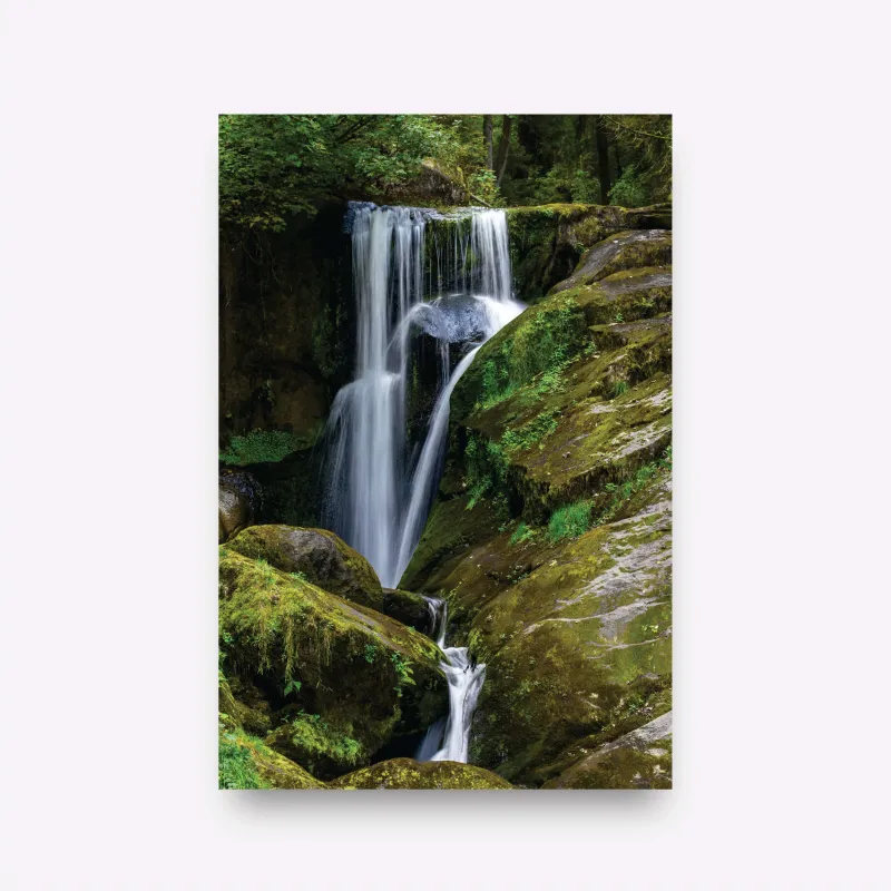 Quadro Paisagem Harmonia da Cachoeira Verdejante