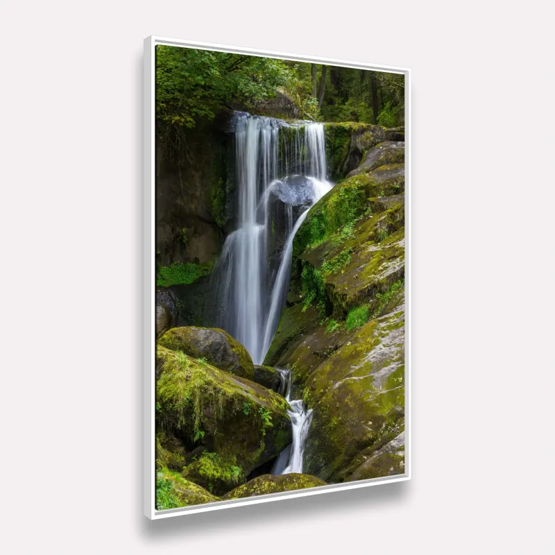 Quadro Paisagem Harmonia da Cachoeira Verdejante