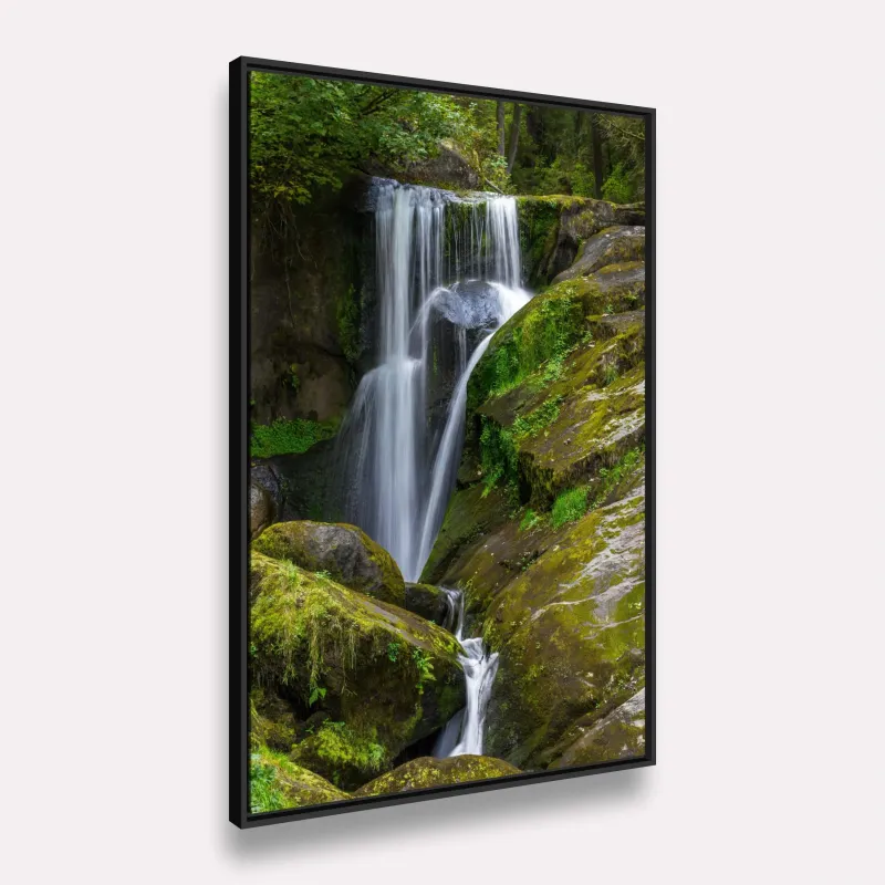 Quadro Paisagem Harmonia da Cachoeira Verdejante