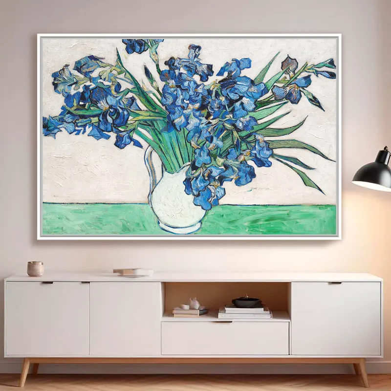 Quadro Iris - Van Gogh - Releitura