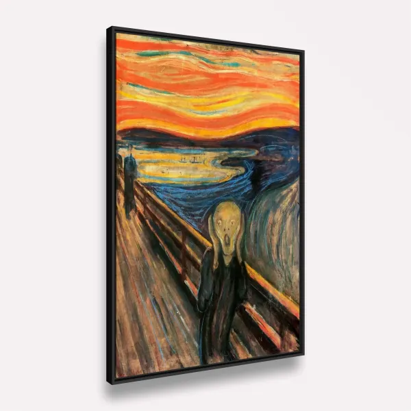 Quadro O Grito Friso da Vida de Edvard Munch Releitura