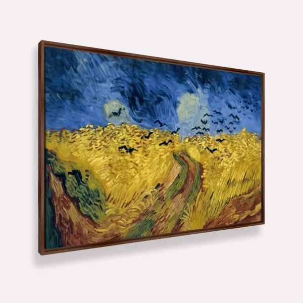 Quadro Campo de Trigo com Corvos de Vincent van Gogh Releitura