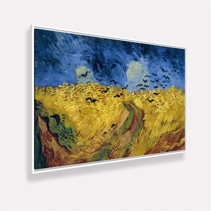 Quadro Campo de Trigo com Corvos de Vincent van Gogh Releitura