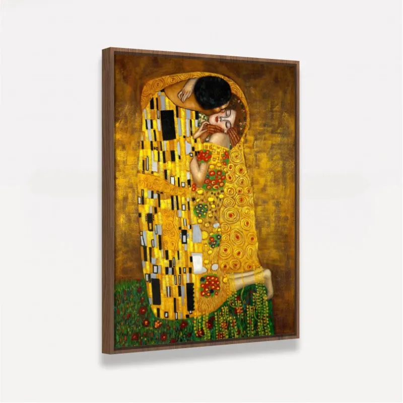 Quadro O Beijo - Gustav Klimt - Releitura