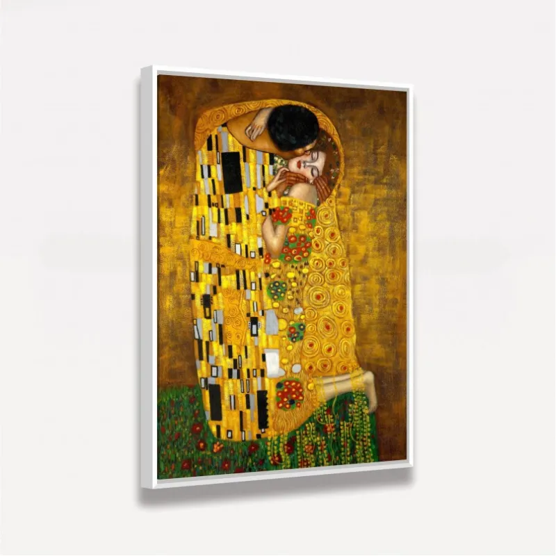 Quadro O Beijo - Gustav Klimt - Releitura