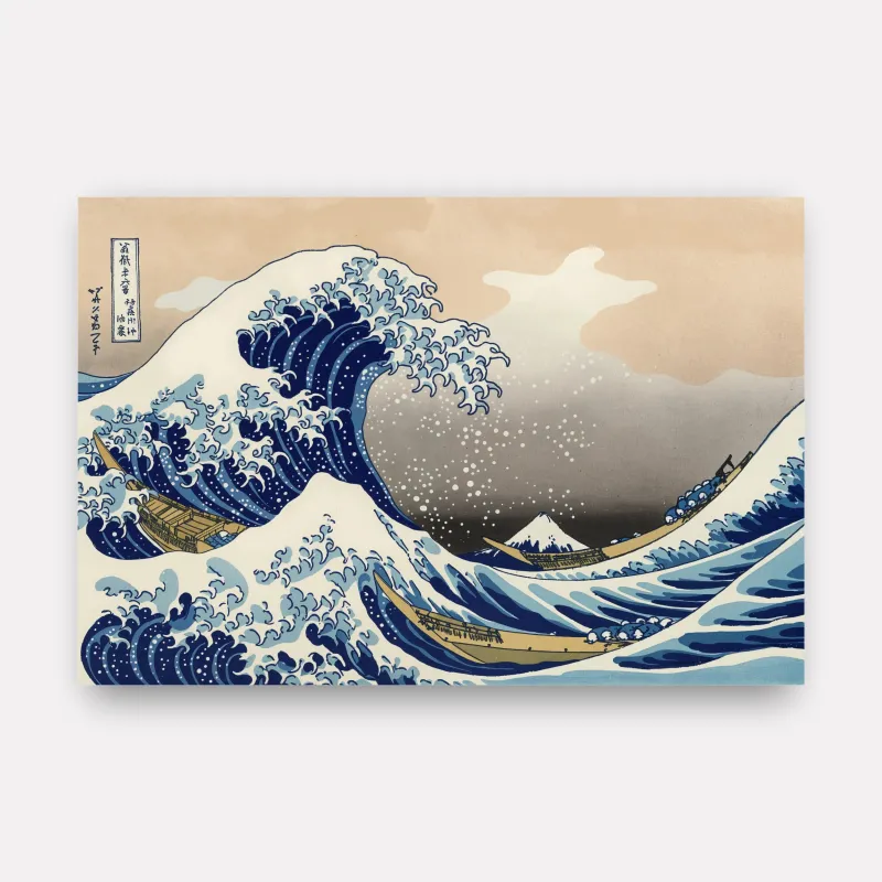 Quadro A Grande Onda De Kanagawa - Oriental - Hokusai