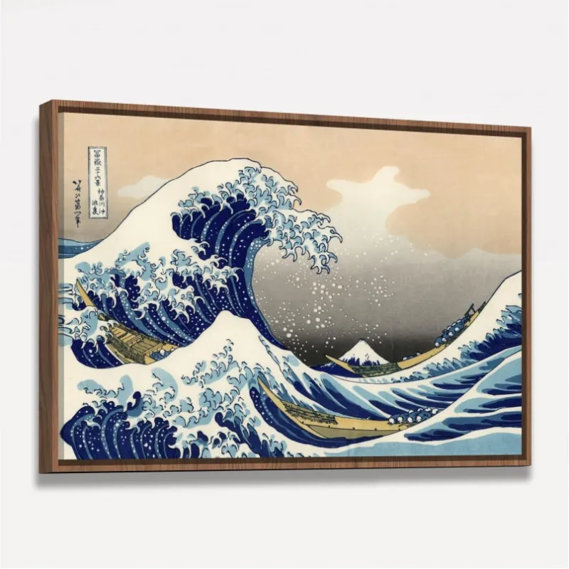 Quadro A Grande Onda De Kanagawa - Oriental - Hokusai