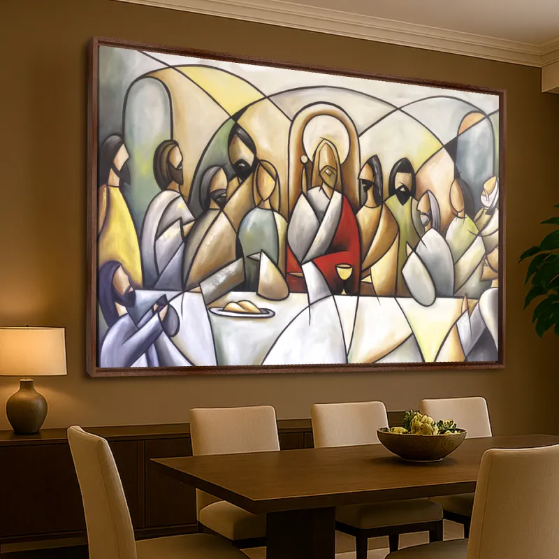 Releitura Quadro Santa Ceia Arte Moderna