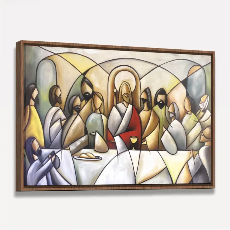 Releitura Quadro Santa Ceia Arte Moderna