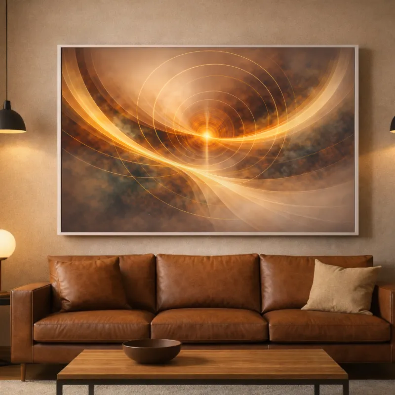 Quadro Abstrato Fonte