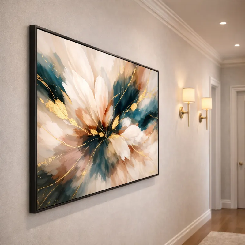 Quadro Abstrato a Origem o Ventre da Criação - Arte Exclusiva