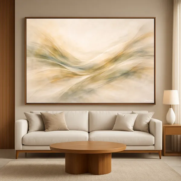 Quadro Decorativo Abstrato O Vento - Arte Exclusiva