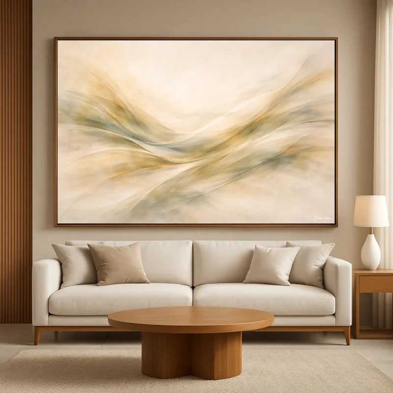 Quadro Decorativo Abstrato O Vento - Arte Exclusiva