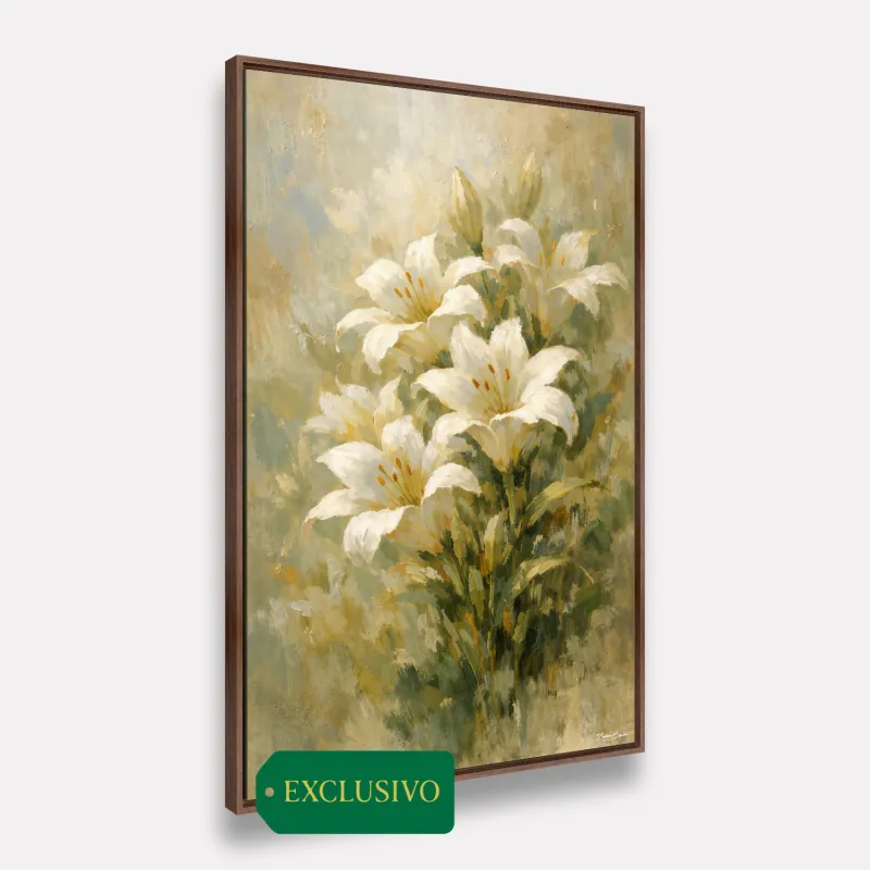 Quadro Lírios do Campo - Arte Exclusiva