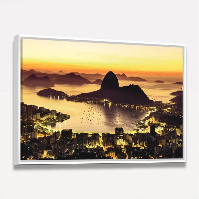 Quadro Cidade do Rio de Janeiro Vista Noturna