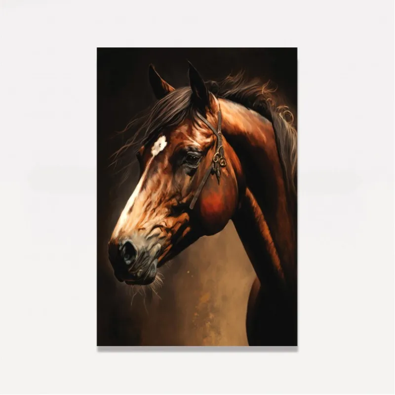 Quadro Cavalo Luxury Brown 