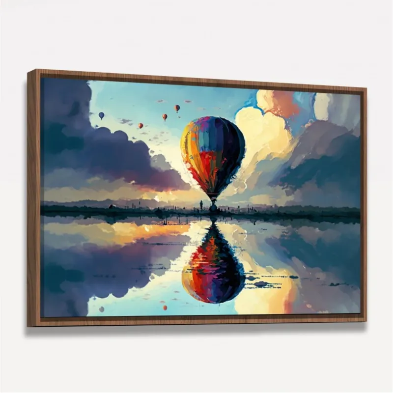 Quadro Balão Nas Nuvens