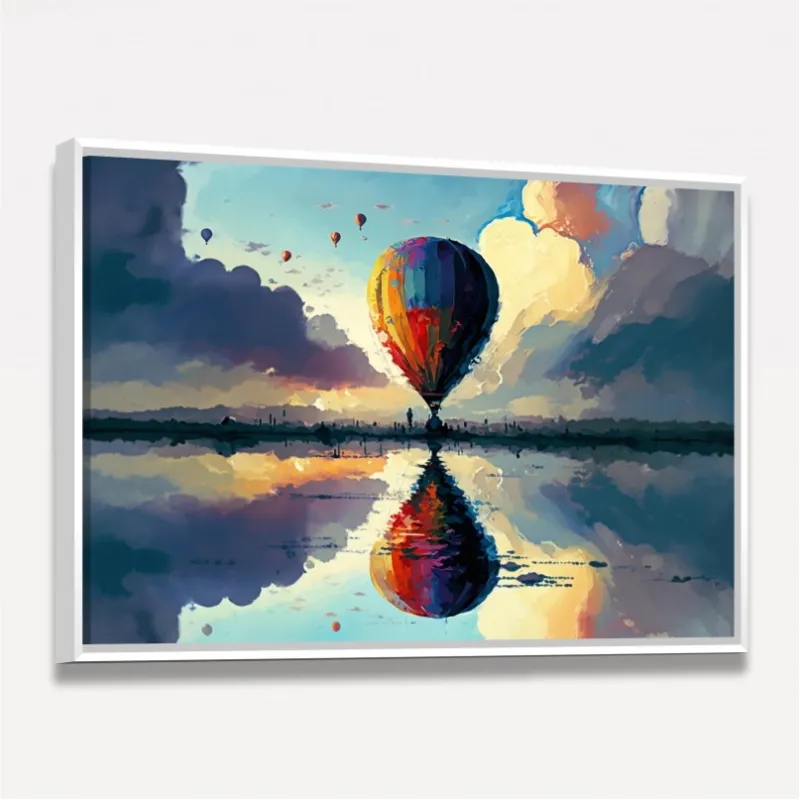 Quadro Balão Nas Nuvens