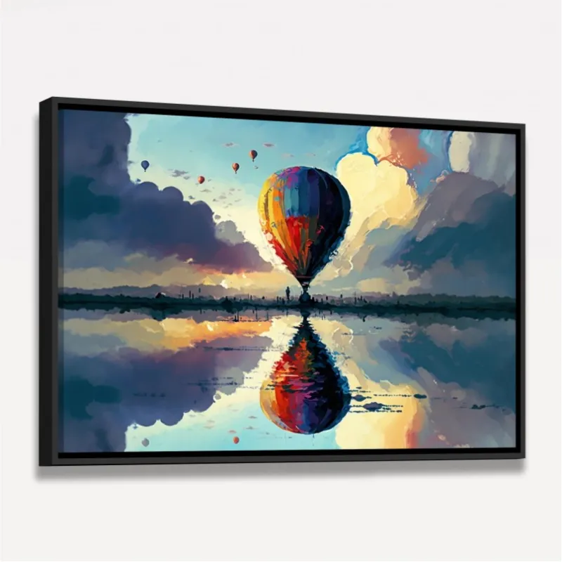 Quadro Balão Nas Nuvens