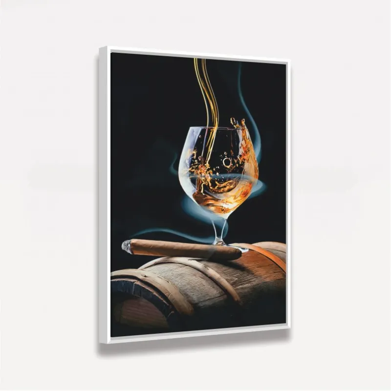 Quadro Decorativo Whisky & Cigars