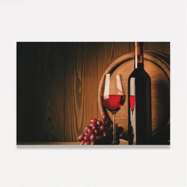 Quadro Decorativo da Uva a Taça