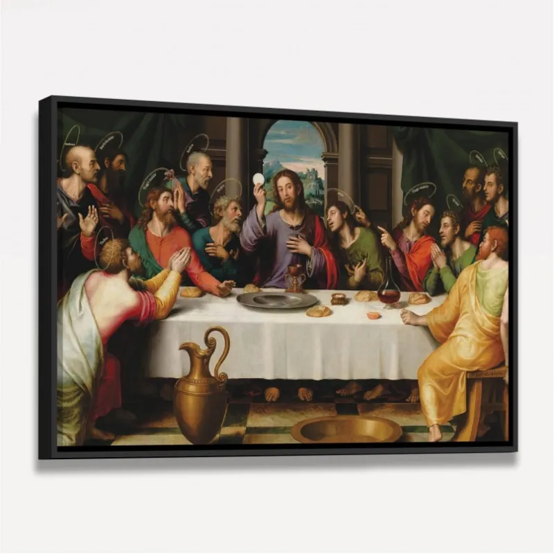 Quadro Santa Ceia A Última Ceia Releitura