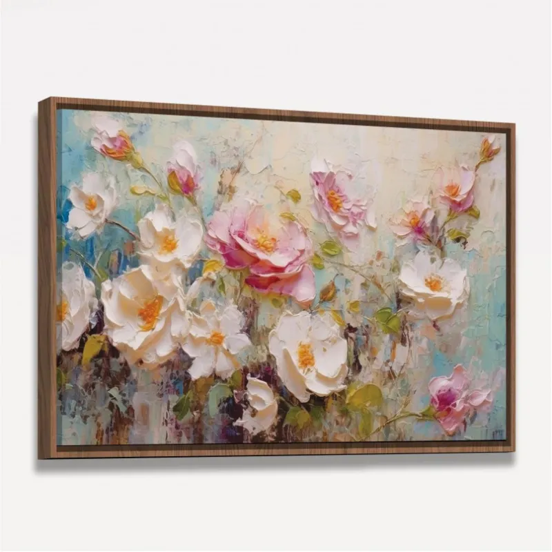 Quadro Floral Estilo Pintura