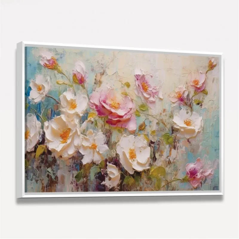 Quadro Floral Estilo Pintura