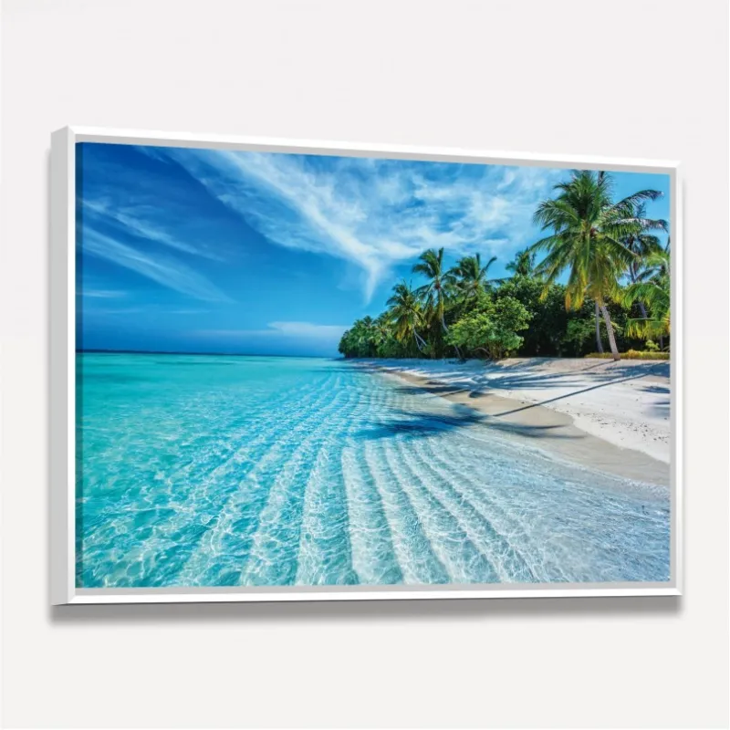 Quadro Paraiso Praia Maldivas