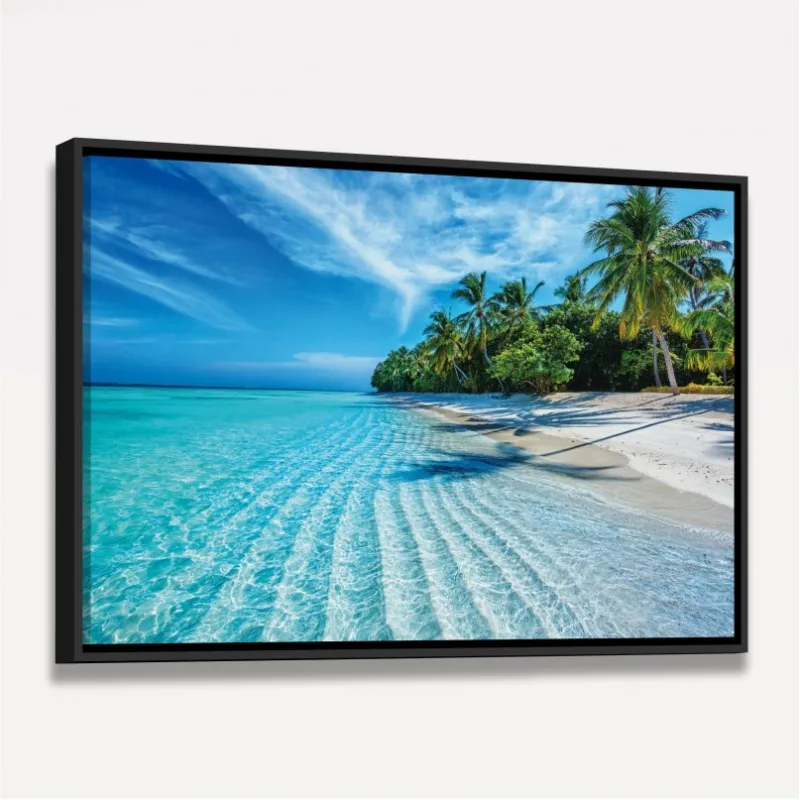 Quadro Paraiso Praia Maldivas