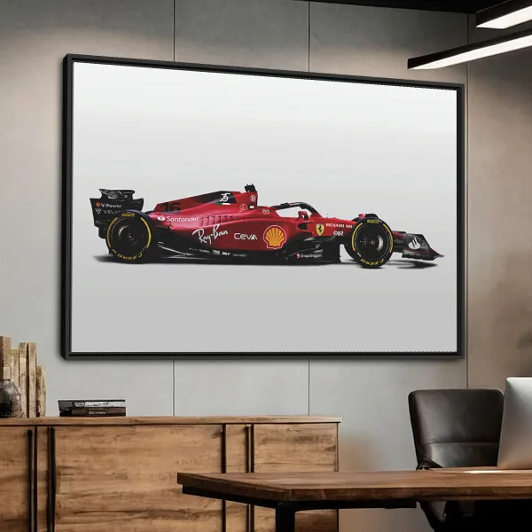 Quadro Carro de Corrida Ferrari F1-75