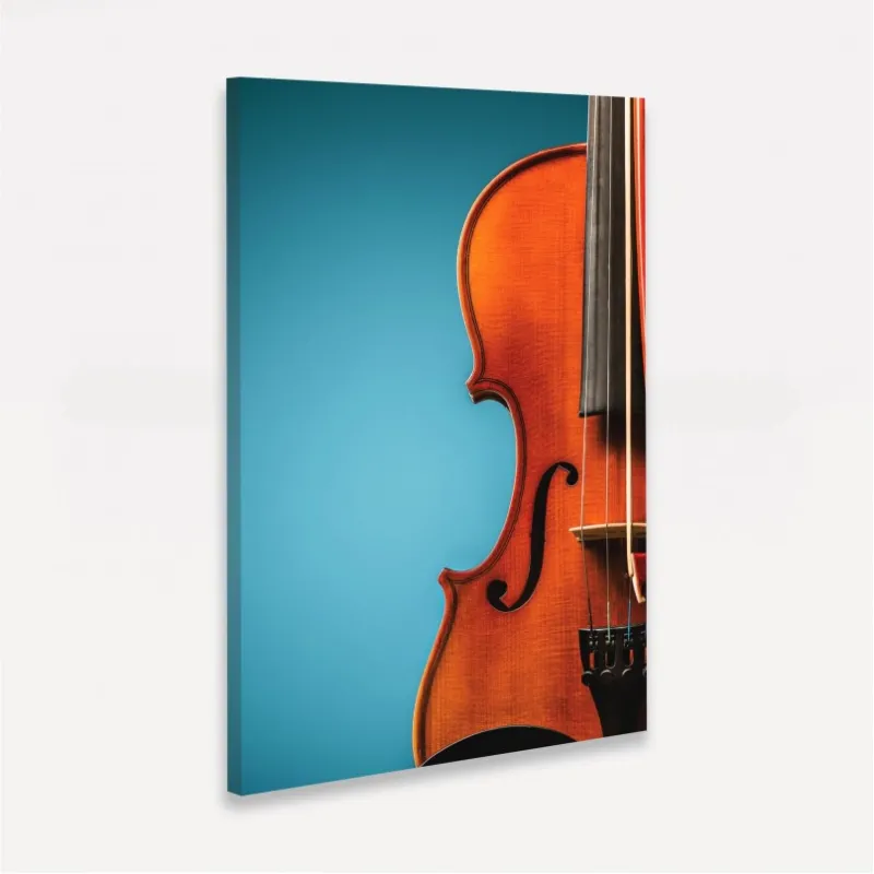 Quadro Instrumento Silhueta Violino