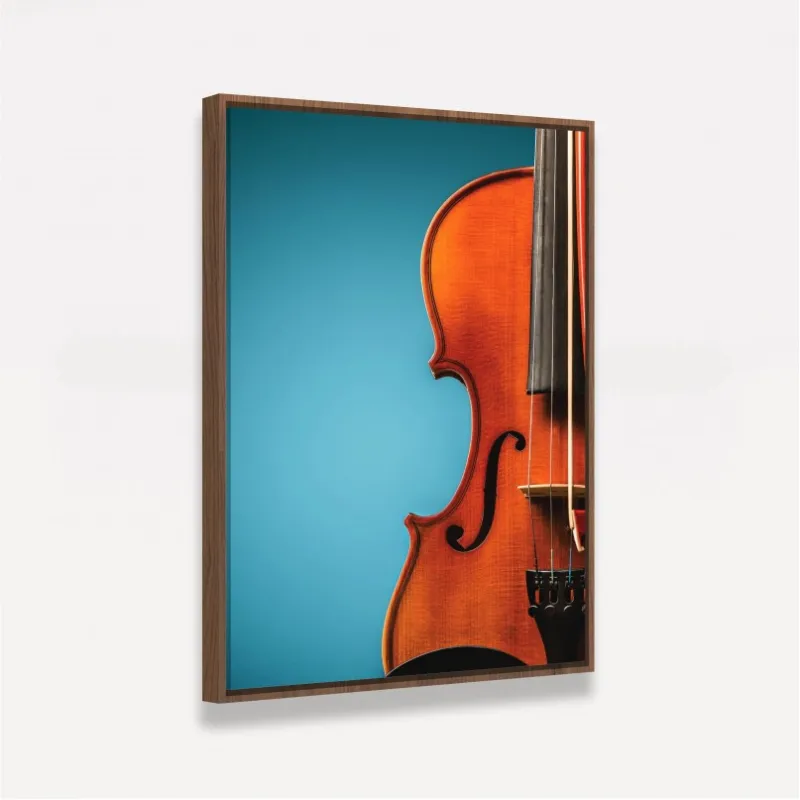 Quadro Instrumento Silhueta Violino